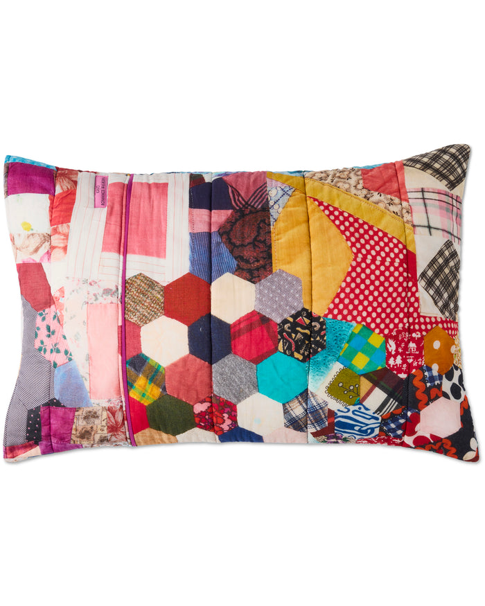 Kip&Co x Romance Was Born Patchy Times Organic Cotton Quilted Pillowcases