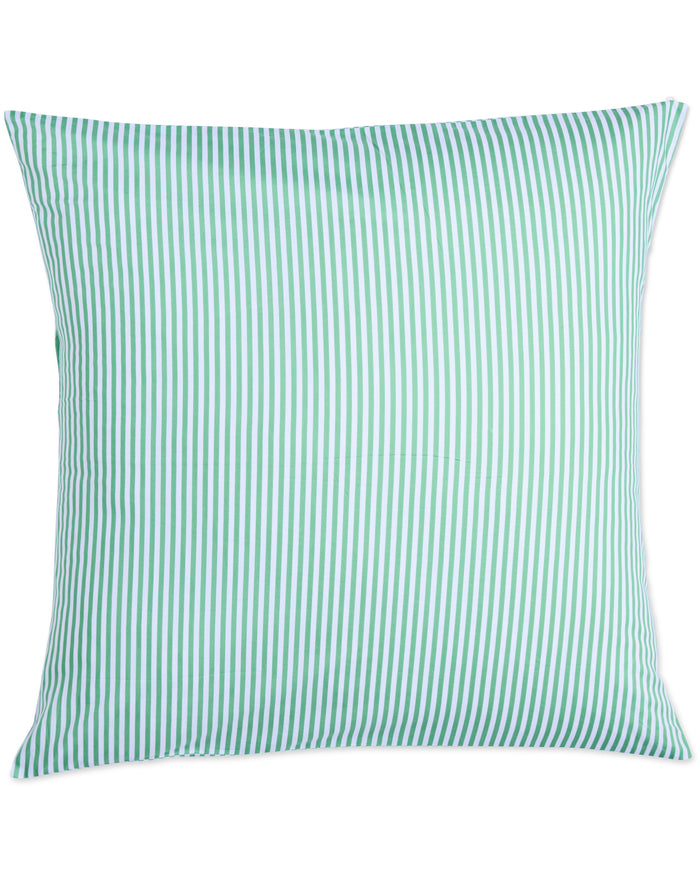 Tarragon Stripe Organic Cotton European Pillowcases