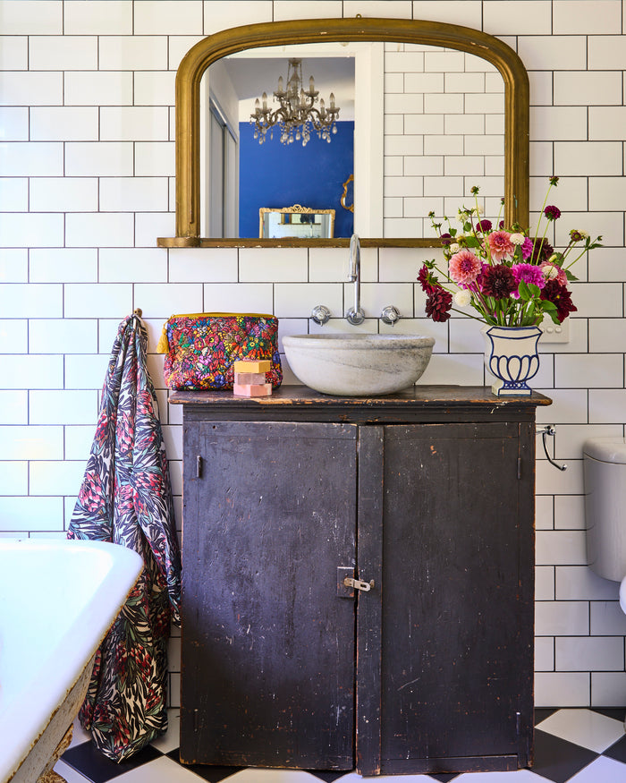 Kip&Co x Margaret Preston Paradise Quilted Cotton Toiletry Purse