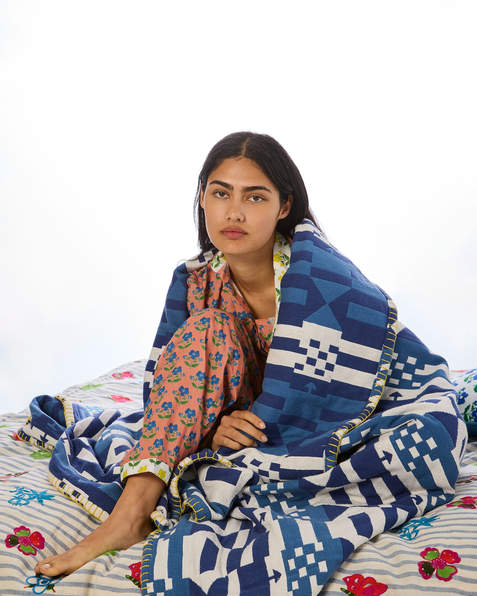 Kip&Co x Anna Spiro Tik Tak Woven Throw