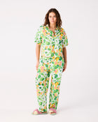 Nasturtium Adult Organic Cotton Short Sleeve Shirt & Pant Pyjama Set