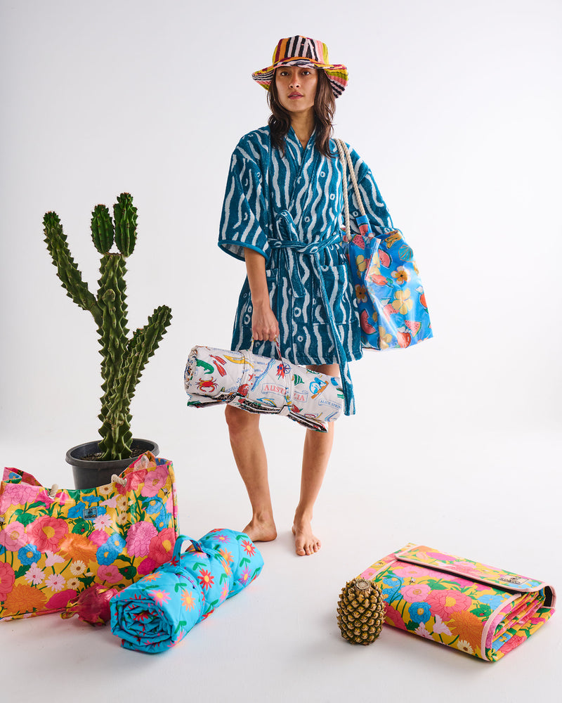 Follow The Sun Yellow Picnic Mat