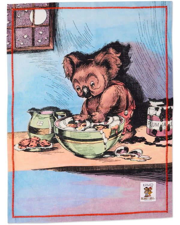 Kip&Co x Blinky Bill Late Night Snack Tea Towel
