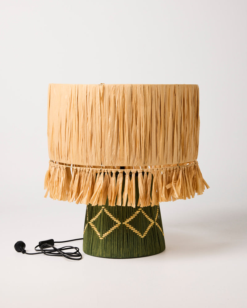 Kokomo Raffia Lamp