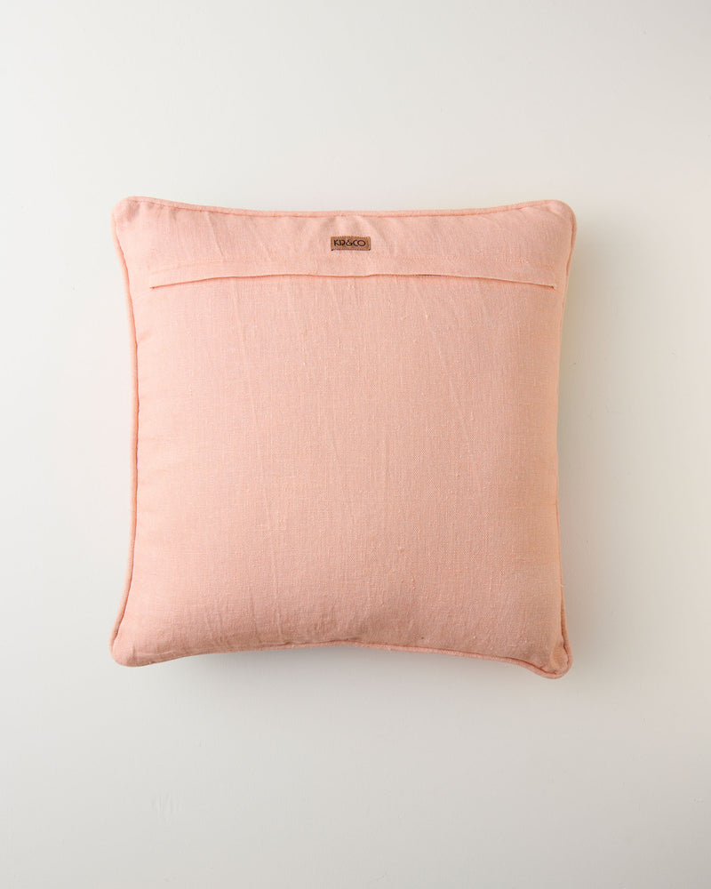 Wild Flowers In Bloom Embroidered Cushion