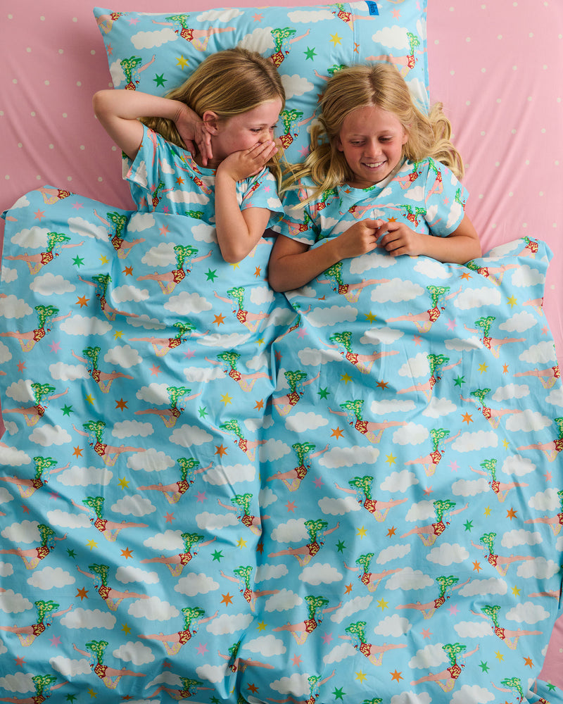 Kip&Co x The Beatles Lucy In The Sky With Diamonds Organic Cotton Quilt Cover