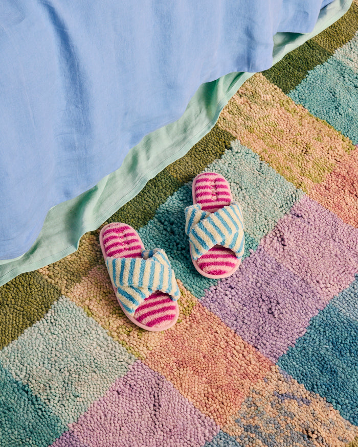 Sunny Granita Sherpa Adult Slippers