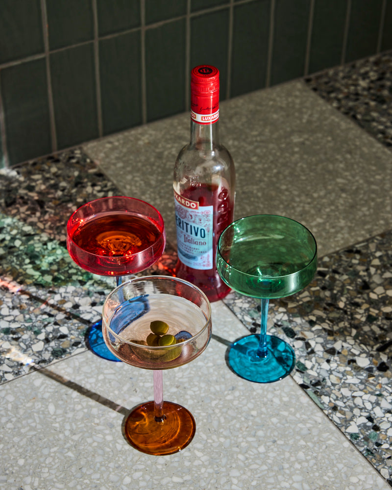 Pistachio Crush Margarita Glass 2P Set