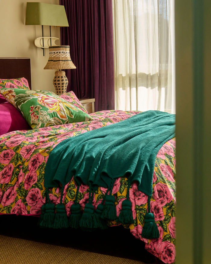 Pine Tassel Throw