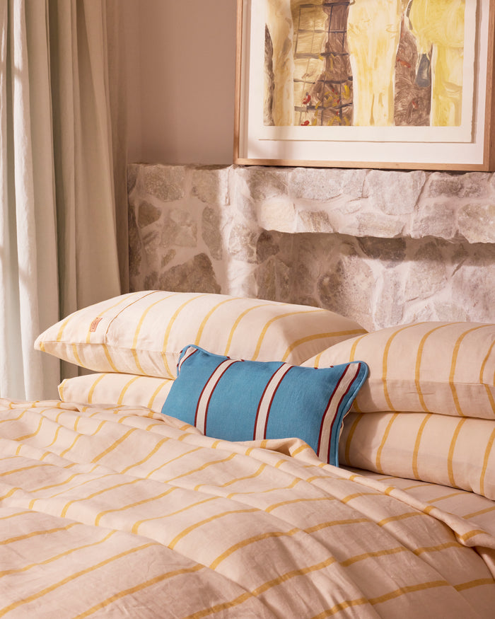 Piazza Stripe Upholstery Rectangle Lounge Cushion
