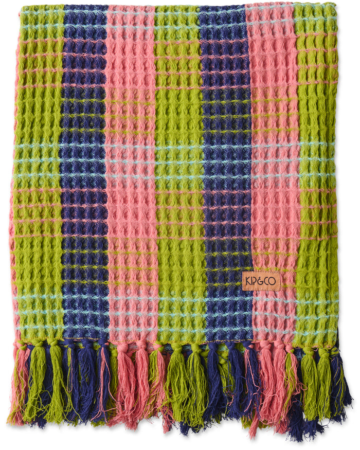 Florida Tartan Waffle Bath Sheet