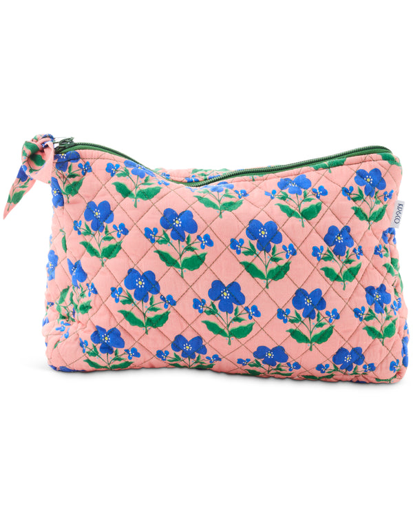 Kip&Co x Anna Spiro Indian Summer Rose Quilted Cotton Toiletry Purse