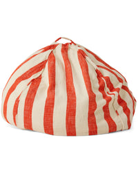 Roma Red Stripe Woven Beanbag