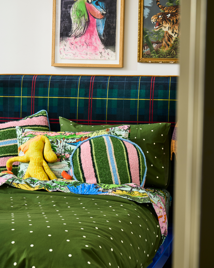Polkadot Cactus Organic Cotton Pillowcases