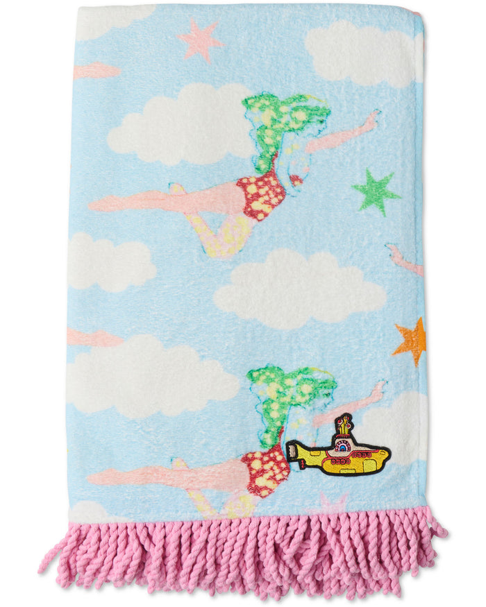 Kip&Co x The Beatles Lucy In The Sky With Diamonds Terry Beach Towel