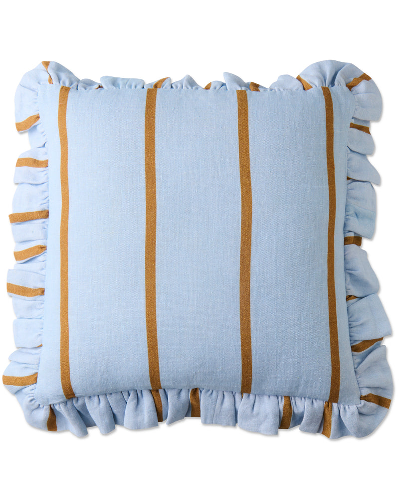 Como Stripe Frill Upholstery Cushion