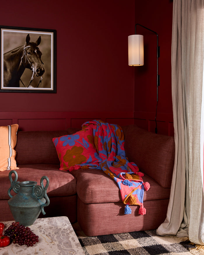 Flora Woven Throw