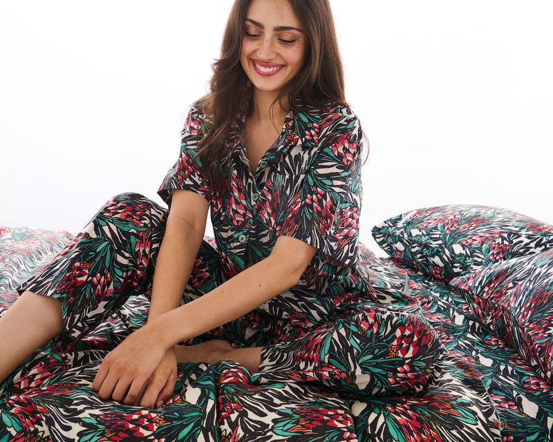 kip-co-x-margaret-preston-protea-party-adult-organic-cotton-short-sleeve-shirt-pant-pyjama-set