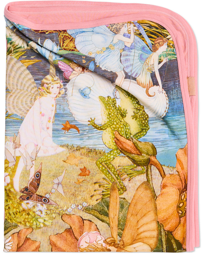 Kip&Co x Fairyland Fairy Garden Organic Cotton Snuggle Blanket
