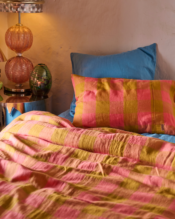 Toasted Marshmallow Linen Quilt Cover
