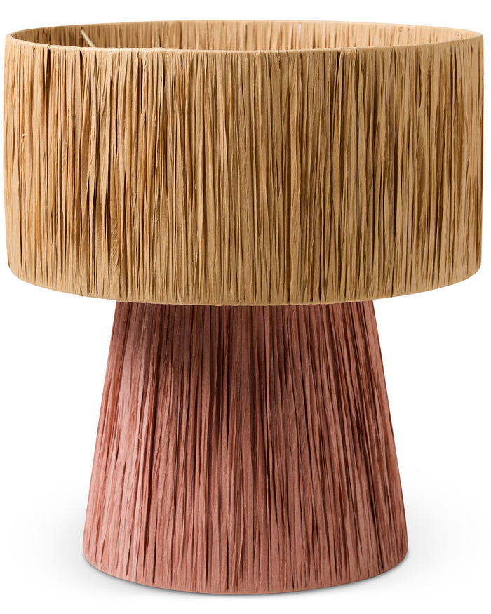 Sassafras Raffia Lamp