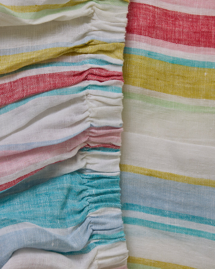 Bellissimo Stripe Linen Fitted Sheet