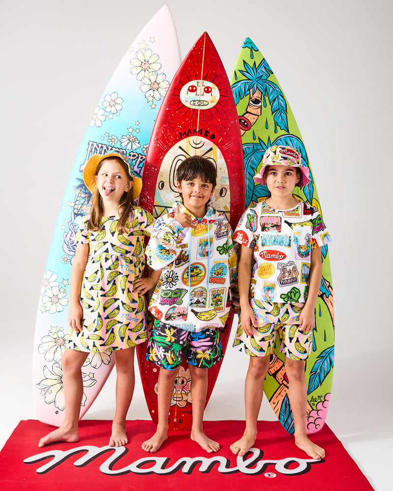 Kip&Co x Mambo Palm Surfer Boardies