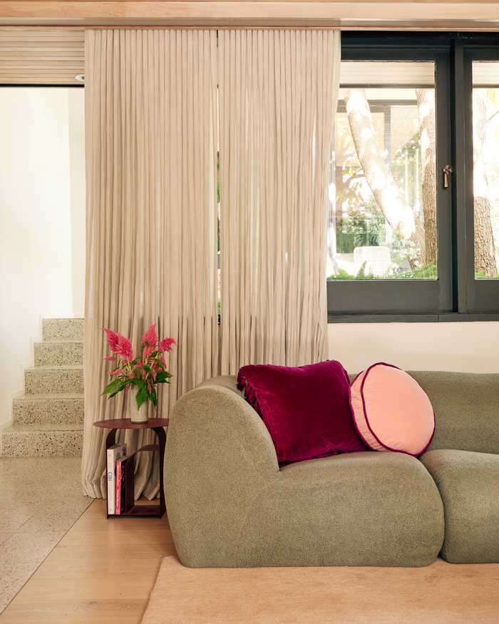Anemone Velvet Tassel Cushion