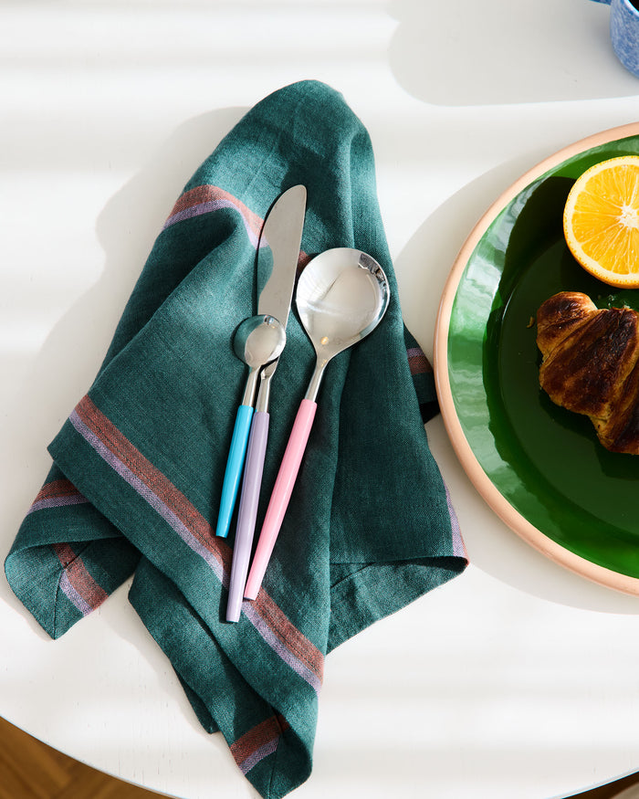Wakame Crush Stripe 4P Napkin Set