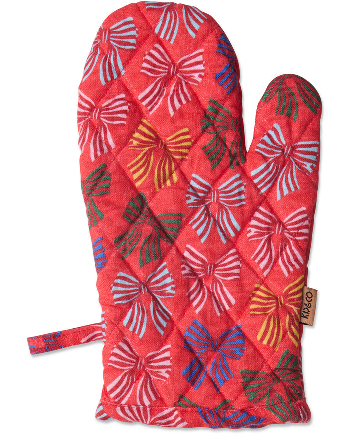 Festive Bow Oven Mitt