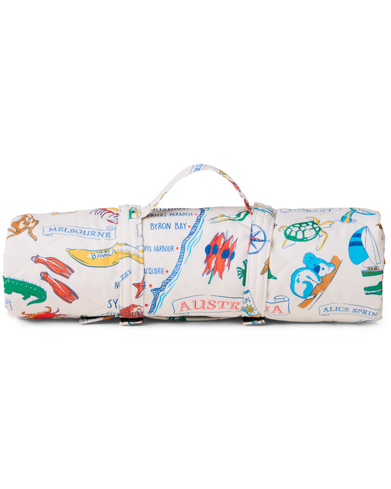 Aussie Road Trip Picnic Mat