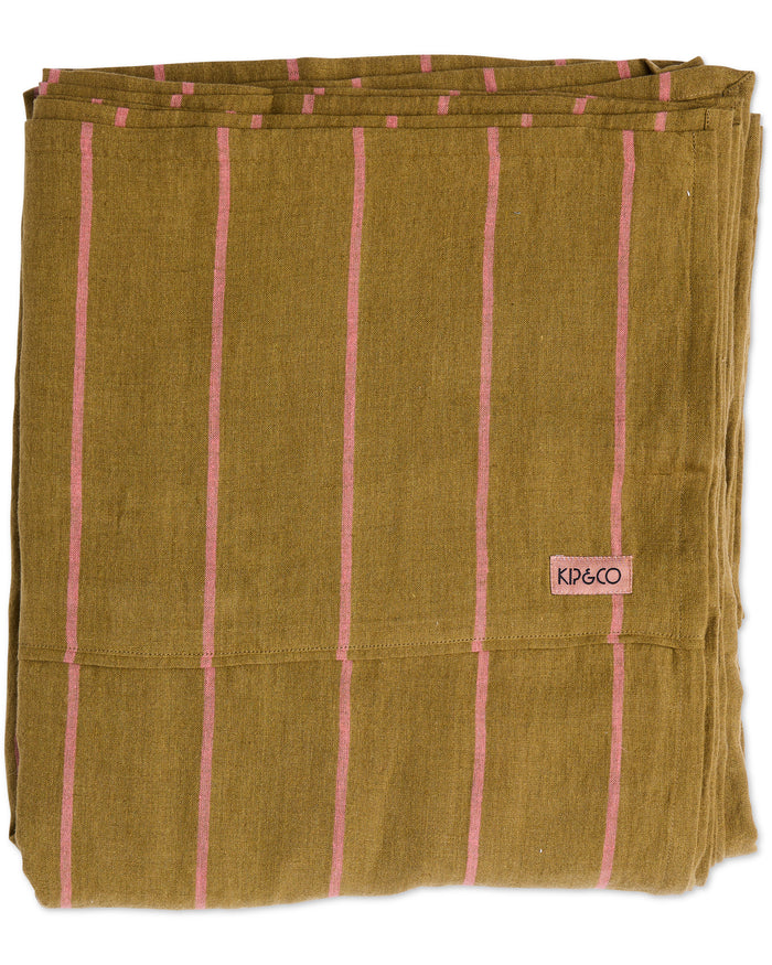 Tapenade Delight Linen Flat Sheet