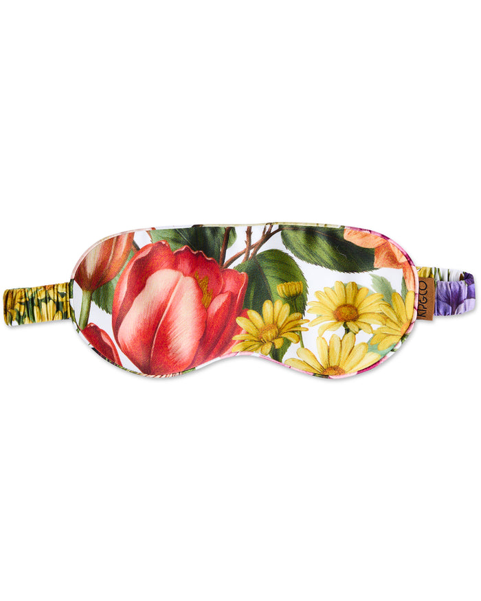 Cottage Garden Silk Eye Mask