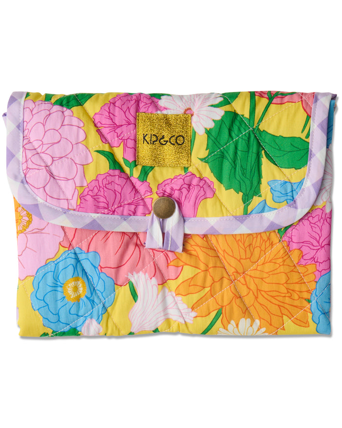 Follow The Sun Yellow Baby Change Mat