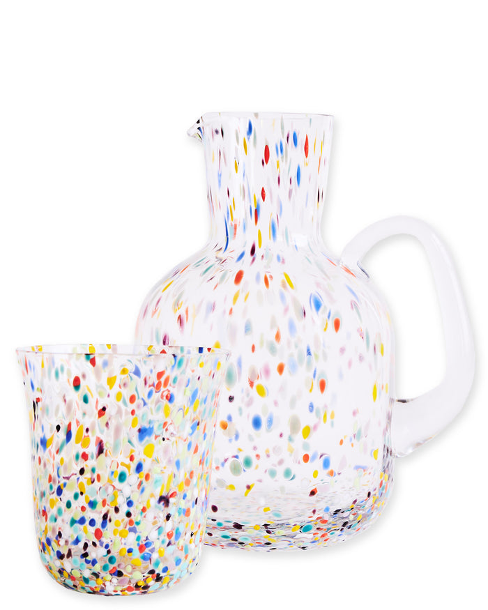Party Speckle Carafe & Glass