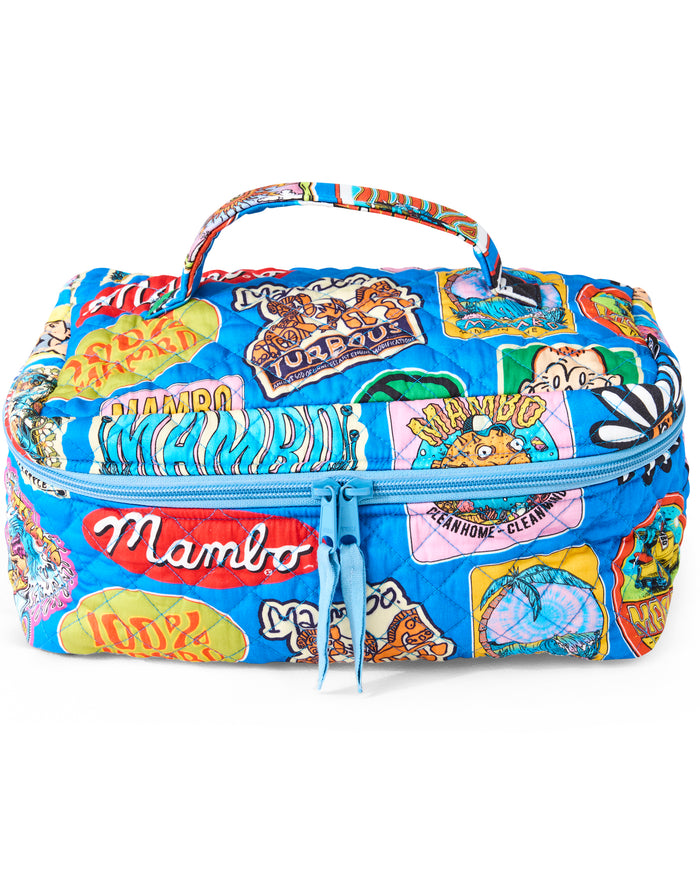 Kip&Co x Mambo Sticker Club Quilted Cotton Toiletry Case