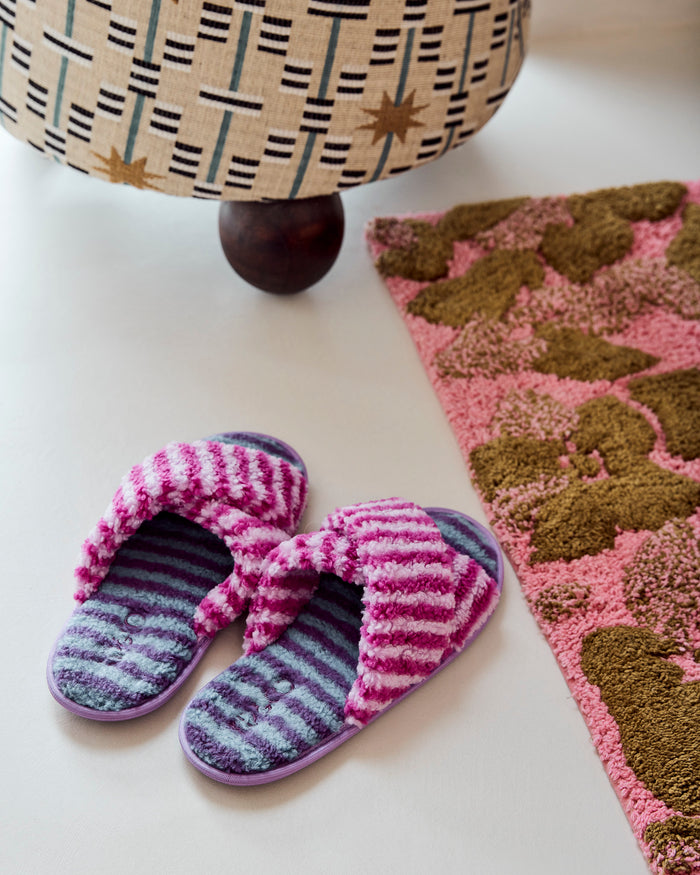 Berry Crumble Sherpa Adult Slippers