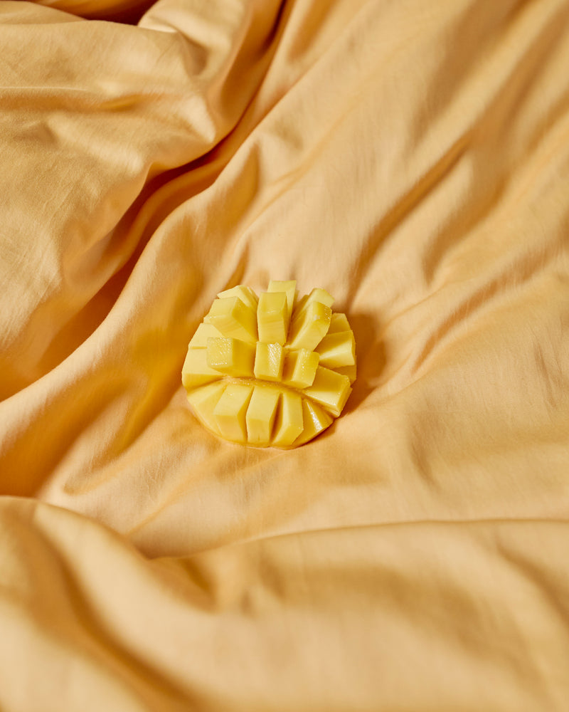 Glow In Yolk Bamboo Cotton Fitted Sheet