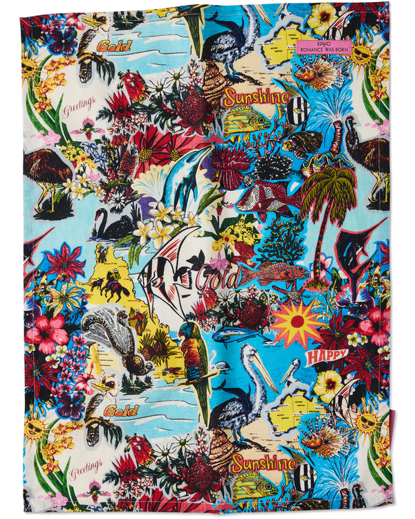 Kip&Co x Romance Was Born Ozzie Tea Towel