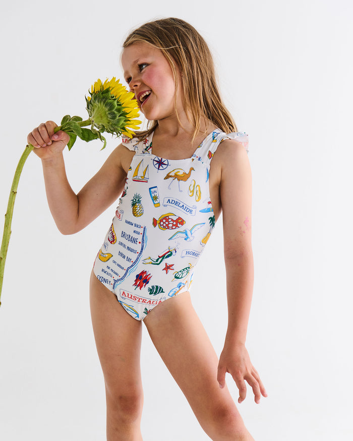 Aussie Road Trip One Piece Bathers