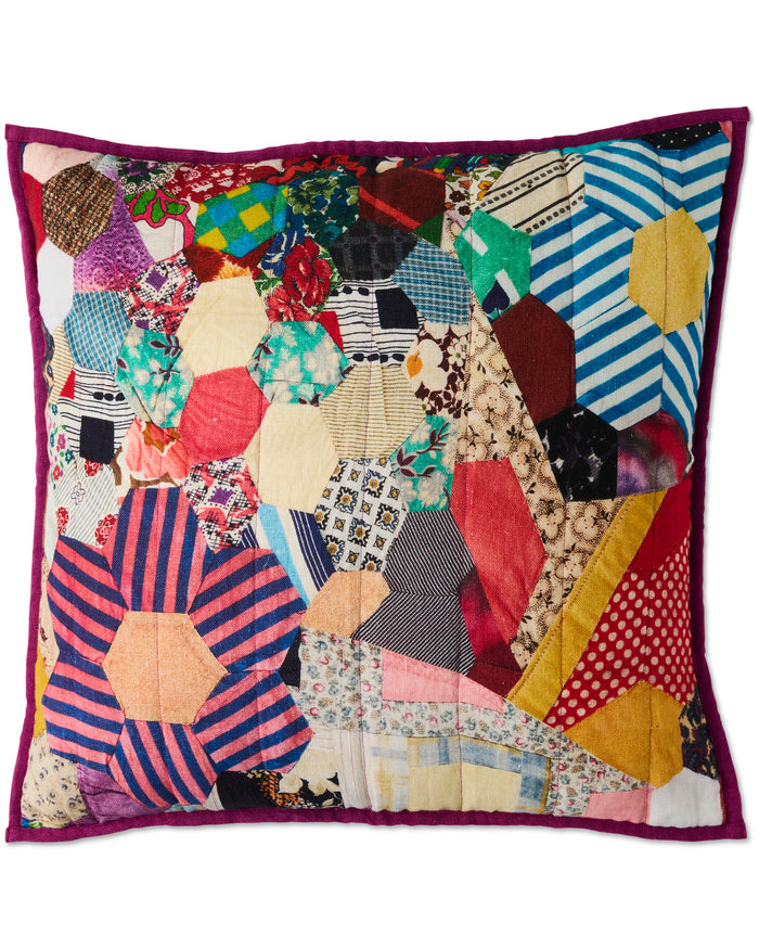Kip&Co x Romance Was Born Patchy Times Upholstery Cushion