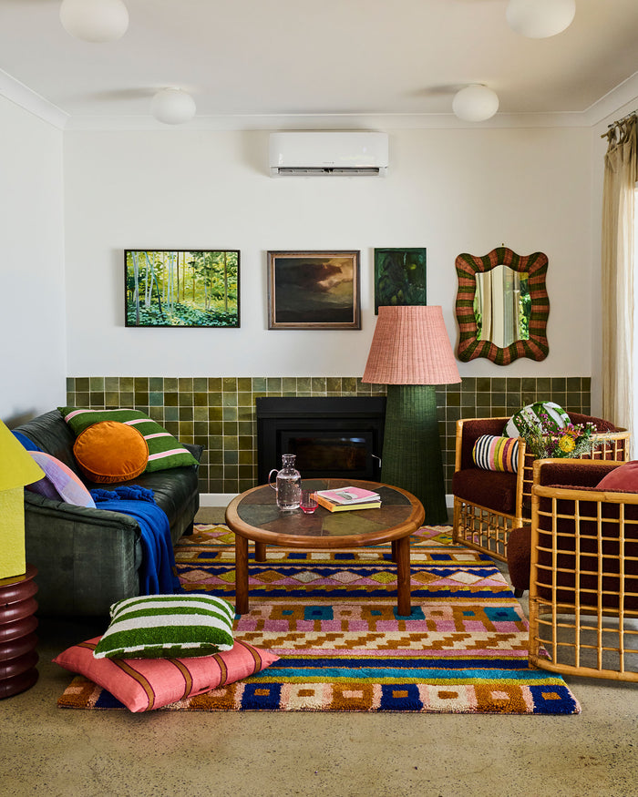 Portofino Rattan Floor Lamp