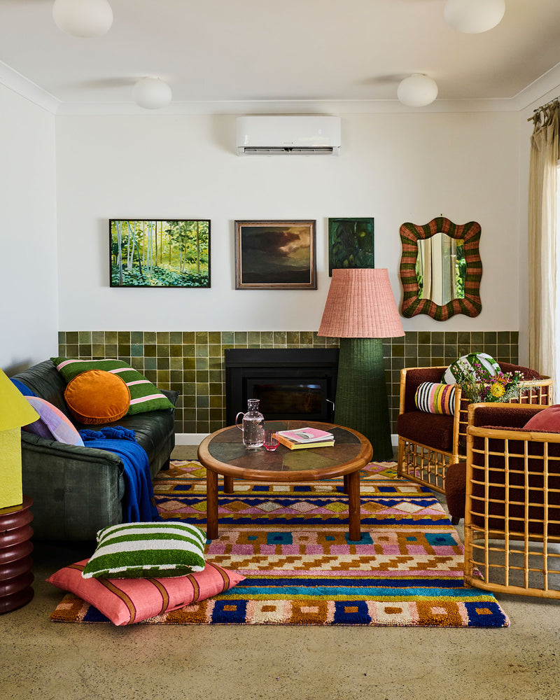 Portofino Rattan Floor Lamp