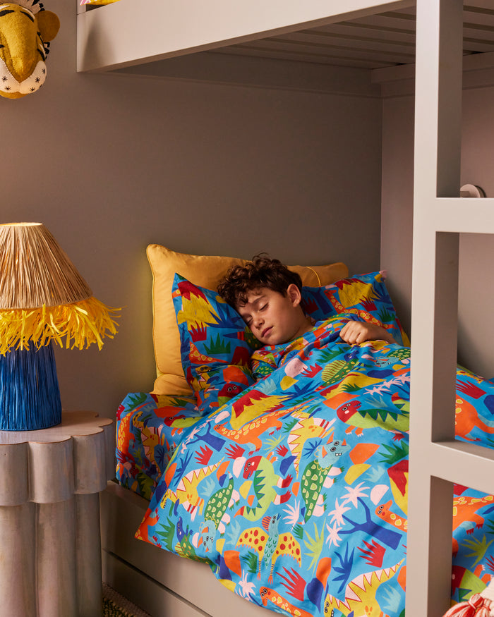 Dinosaur Roar Organic Cotton Quilt Cover