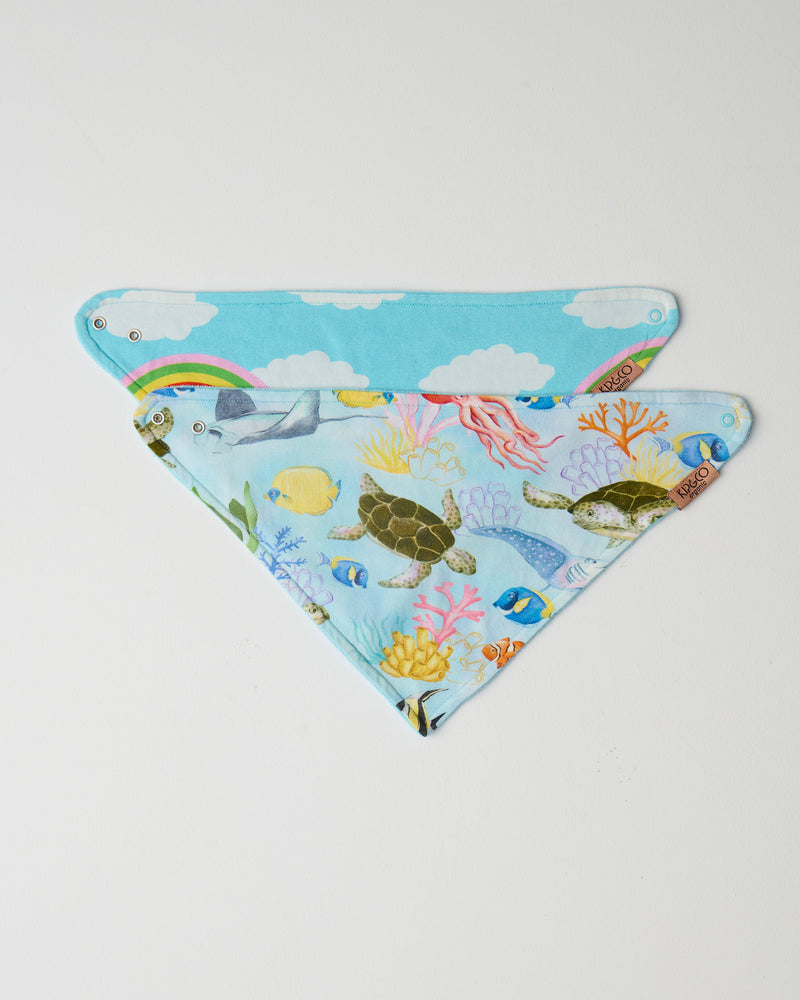 Beach Baby Organic Cotton Dribble Bib Set