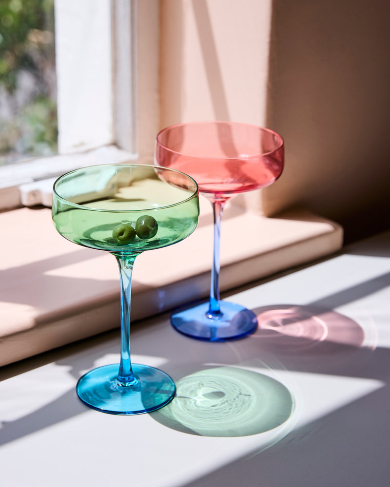 Pistachio Crush Margarita Glass 2P Set