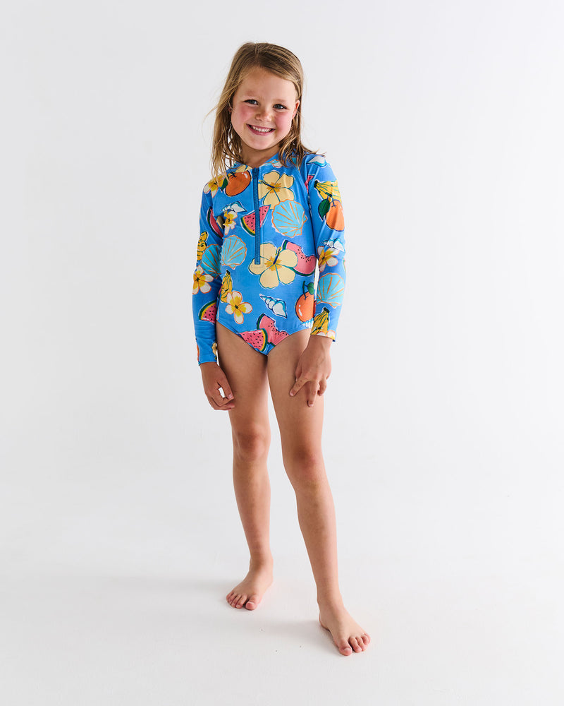 Paradise Found Long Sleeve Bathers