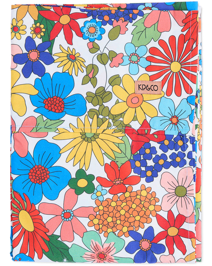 Winter Fields Organic Cotton Flat Sheet