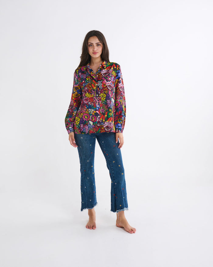 Kip&Co x Margaret Preston Paradise Silk Shirt