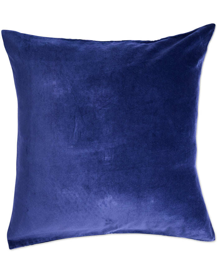 Navy Velvet European Pillowcases